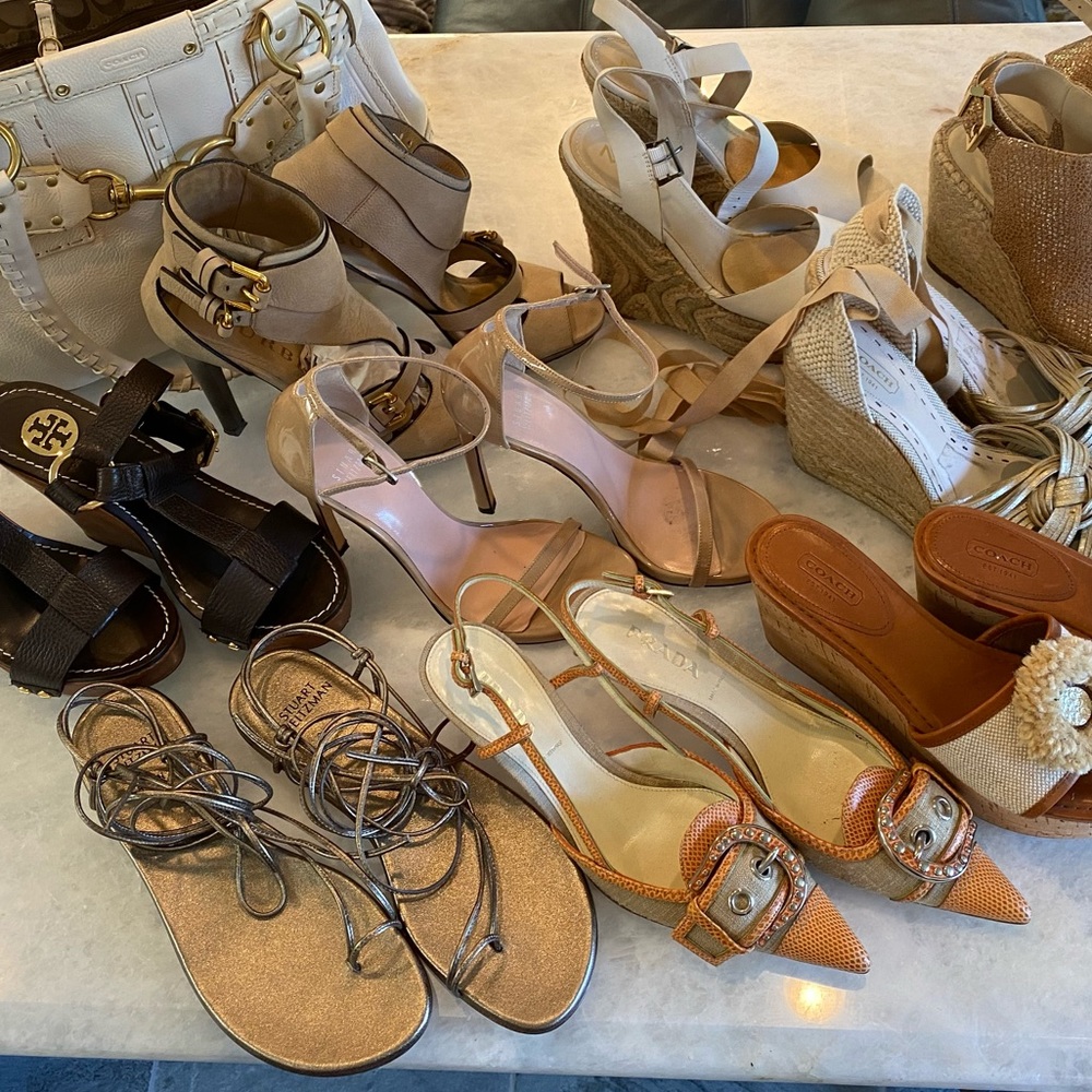 Summer shoes coming soon! Burberry, Tory Burch, Coach, Stuart Weiztman